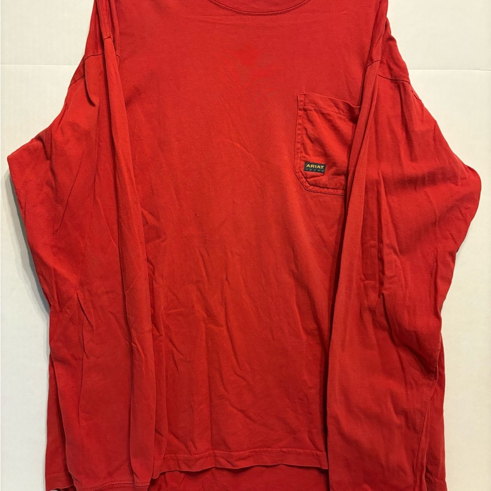 Ariat Red Long Sleeve Tee